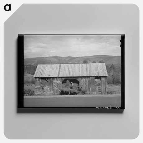 アートパネル-Haying in the Animas River Valley
 - ラッセル リー Canvas.