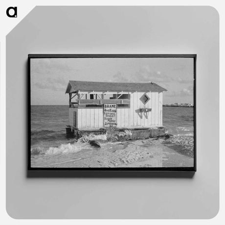 アートパネル-Real Estate Office, North Beach, Corpus Christi, Texas
 - ラッセル リー Canvas.