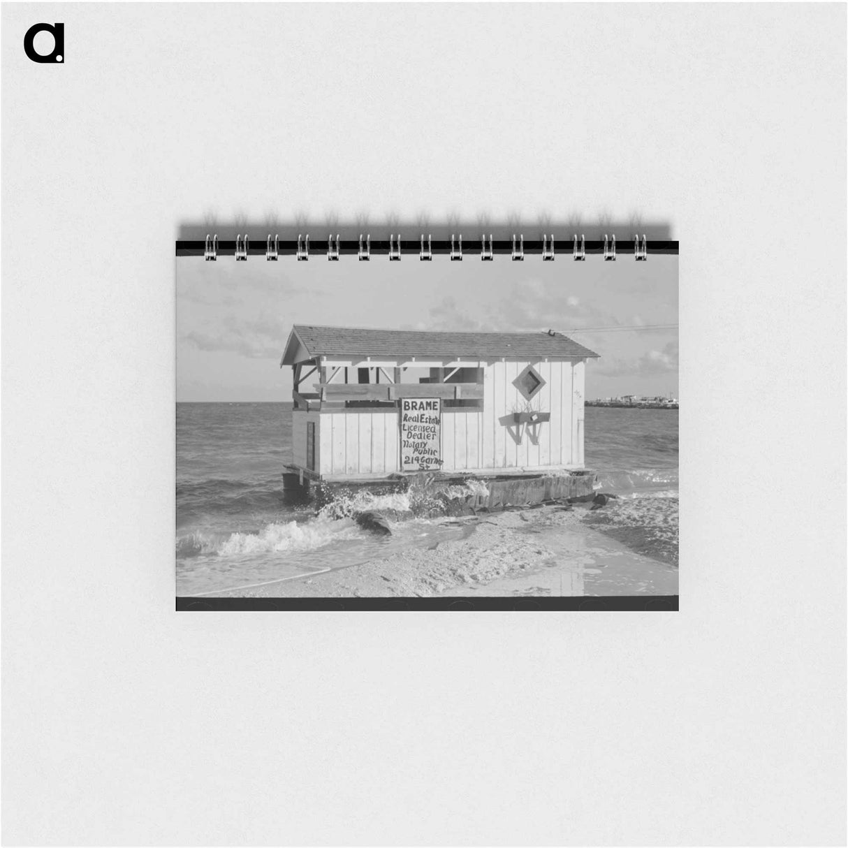 アートメモ帳-Real Estate Office, North Beach, Corpus Christi, Texas
 - ラッセル リー Memo.