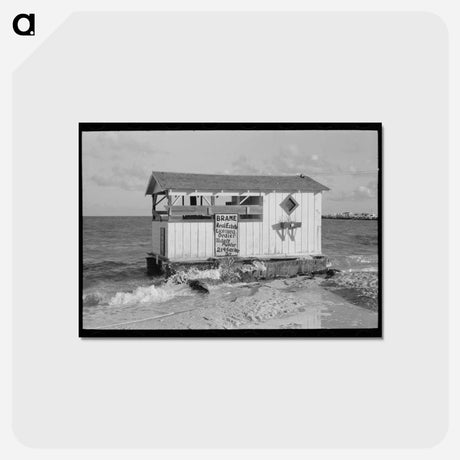 アートポストカード-Real Estate Office, North Beach, Corpus Christi, Texas
 - ラッセル リー Postcard.