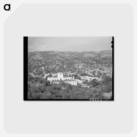 アートポストカード-Tyrone, New Mexico: Burro Mountain Copper Company Town
 - ラッセル リー Postcard.