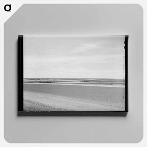 アートパネル-Wheat Fields on Eureka Flats
 - ラッセル リー Canvas.