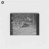 アートメモ帳-Tent of Indian Blueberry Picker
 - ラッセル リー Memo.