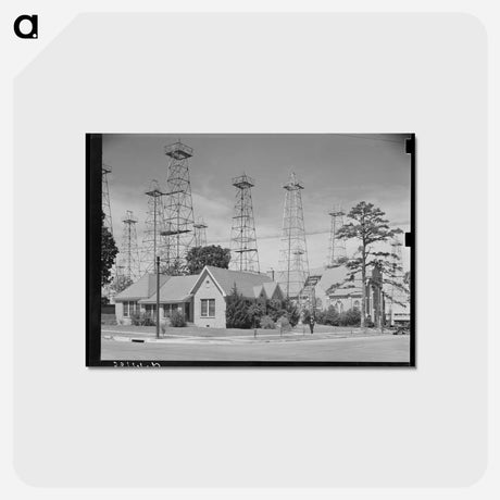 アートポストカード-Derricks in Kilgore, Texas
 - ラッセル リー Postcard.