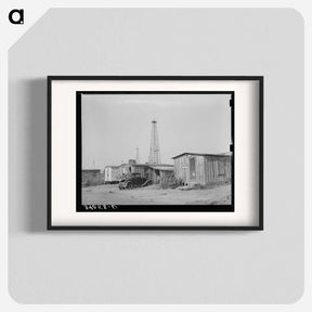 アートポスター-Oil Field Workers' Housing, Oklahoma City
 - ラッセル リー Poster.