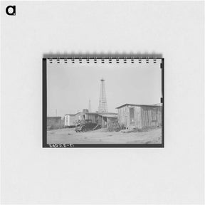 アートメモ帳-Oil Field Workers' Housing, Oklahoma City
 - ラッセル リー Memo.