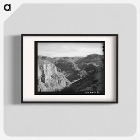 アートポスター-Black River Canyon at Beckers Butte, Gila County, Arizona
 - ラッセル リー Poster.