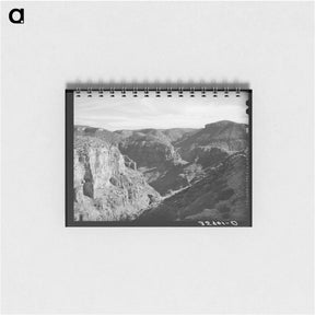 アートメモ帳-Black River Canyon at Beckers Butte, Gila County, Arizona
 - ラッセル リー Memo.