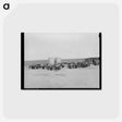 アートポストカード-Tractors and Gasoline Tanks on Farm Near Ralls, Texas
 - ラッセル リー Postcard.