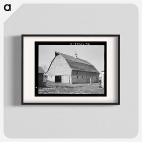アートポスター-Barn on J.E. Herbrandson Farm, Iowa
 - ラッセル リー Poster.