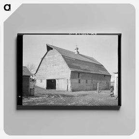 アートパネル-Barn on J.E. Herbrandson Farm, Iowa
 - ラッセル リー Canvas.