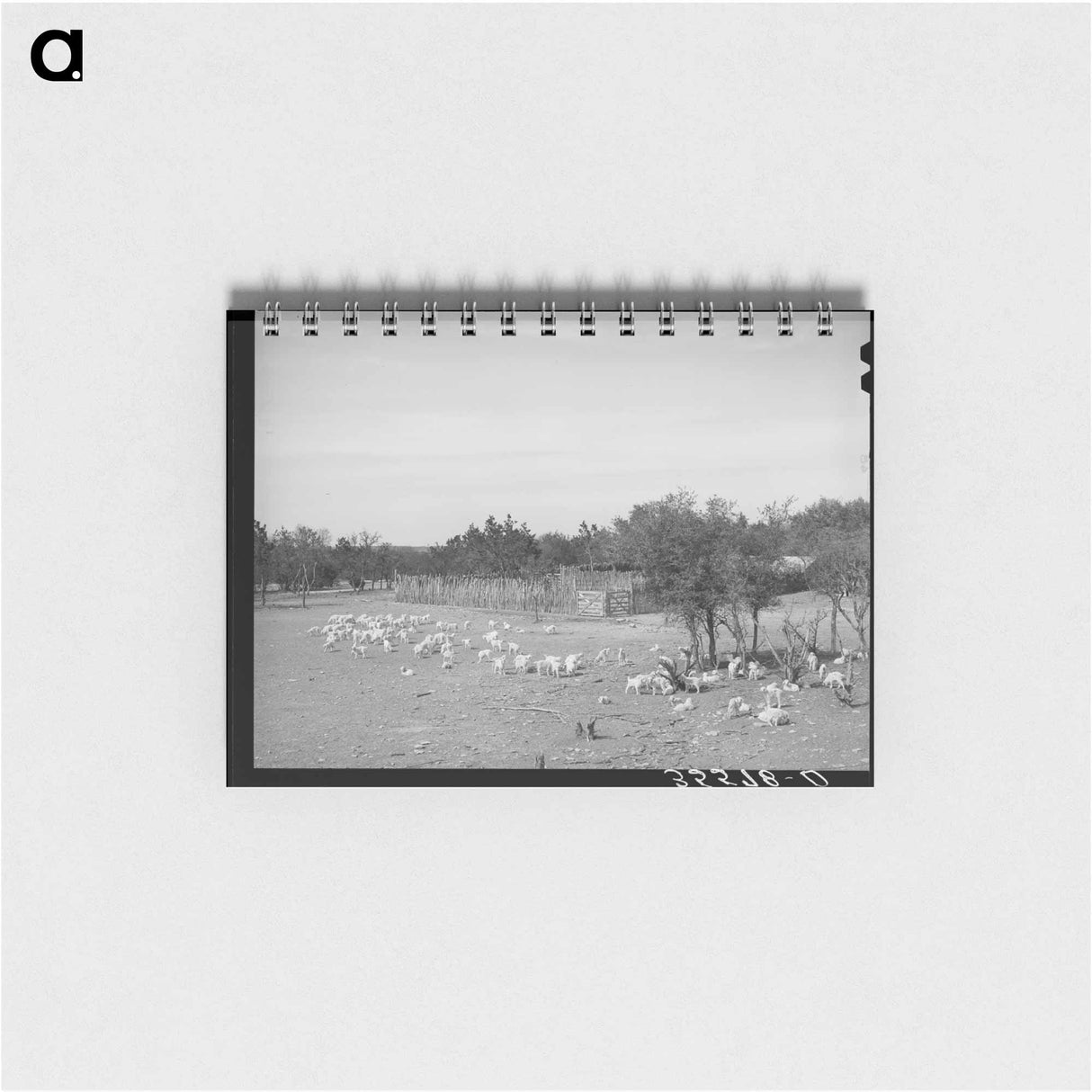 アートメモ帳-Children Before a Stockade
 - ラッセル リー Memo.