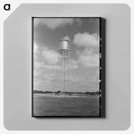アートパネル-Water Tower at Migrant Camp, Sinton, Texas
 - ラッセル リー Canvas.