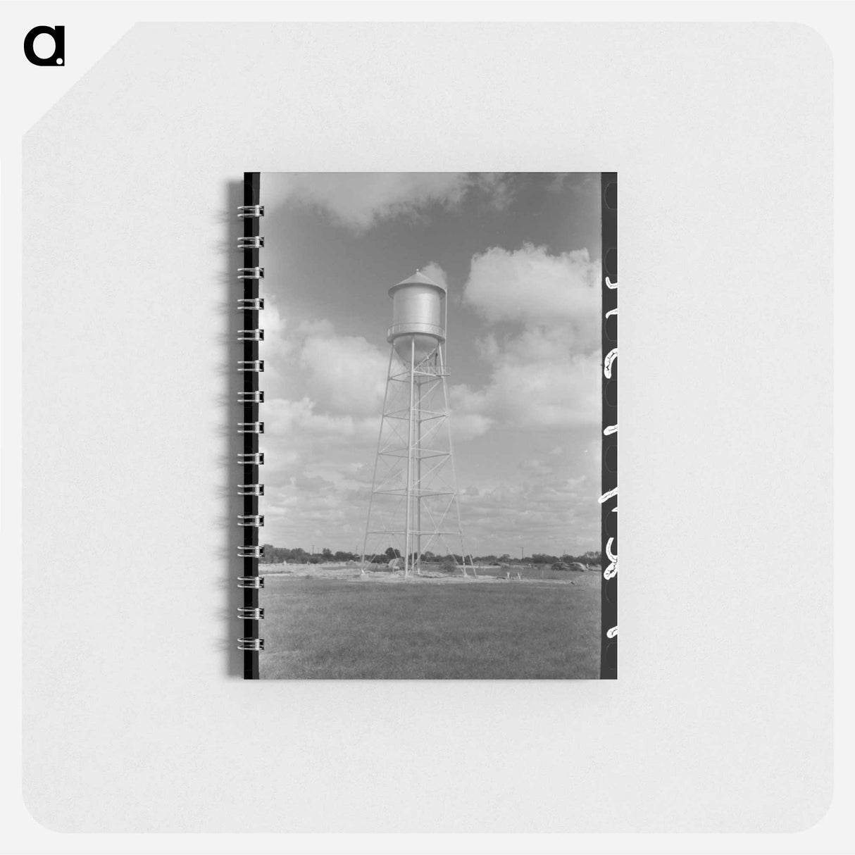 アートメモ帳-Water Tower at Migrant Camp, Sinton, Texas
 - ラッセル リー Memo.