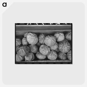 アートポストカード-Cabbages at Roadside Stand Near Greenfield, Massachusetts
 - ラッセル リー Postcard.