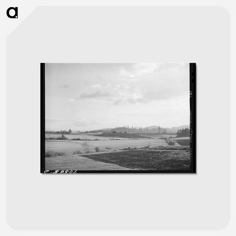 アートポストカード-Farmland, Clackamas County, Oregon
 - ラッセル リー Postcard.