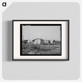 アートポスター-Houses in the Bull Tract Near Marysville
 - ラッセル リー Poster.