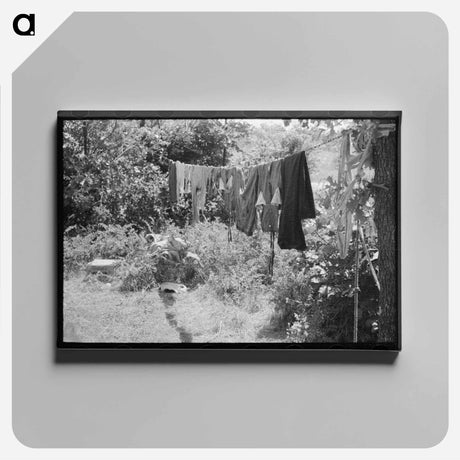 アートパネル-Roadside Camp, Sequoyah County, Oklahoma
 - ラッセル リー Canvas.