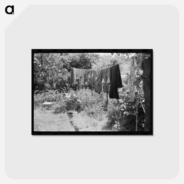 アートポストカード-Roadside Camp, Sequoyah County, Oklahoma
 - ラッセル リー Postcard.