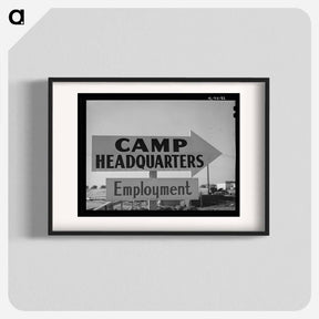 アートポスター-Camp Headquarters, Coast Artillery Cantonment
 - ラッセル リー Poster.