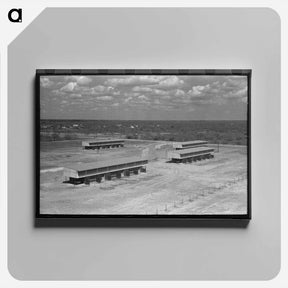 アートパネル-Migratory Labor Camp, Sinton, Texas
 - ラッセル リー Canvas.