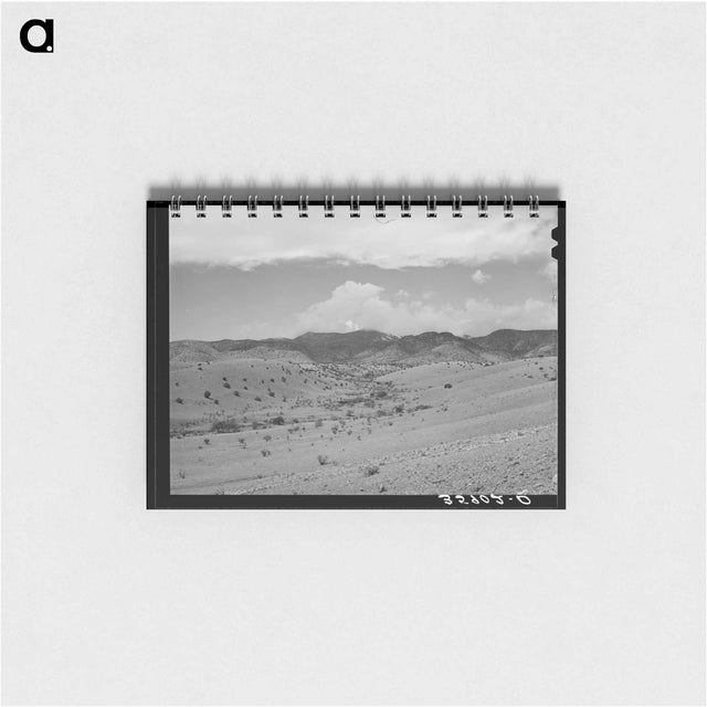 アートメモ帳-Early Spring Snowstorm, Socorro County, New Mexico
 - ラッセル リー Memo.