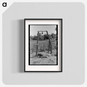 アートポスター-Well of White Tenant Farmer, McIntosh County, Oklahoma
 - ラッセル リー Poster.
