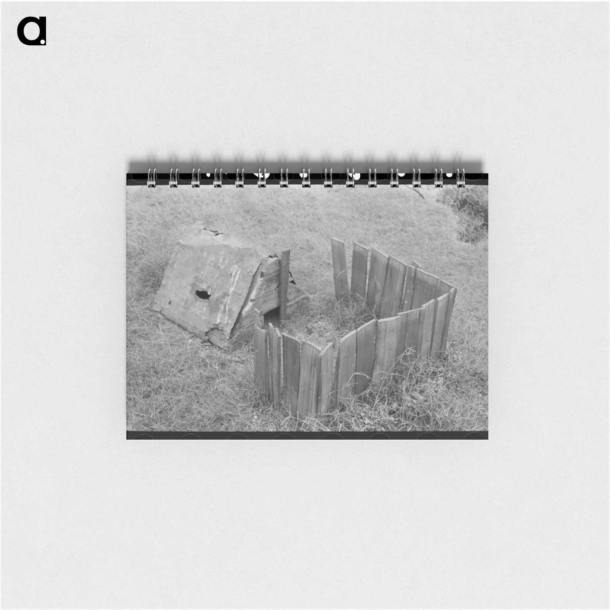 アートメモ帳-Brooder House near Morganza, Louisiana
 - ラッセル リー Memo.