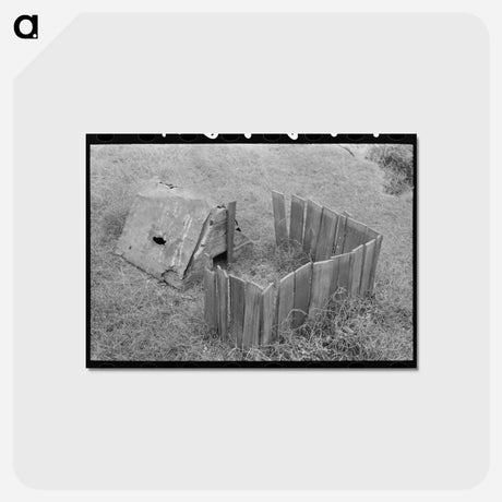 アートポストカード-Brooder House near Morganza, Louisiana
 - ラッセル リー Postcard.
