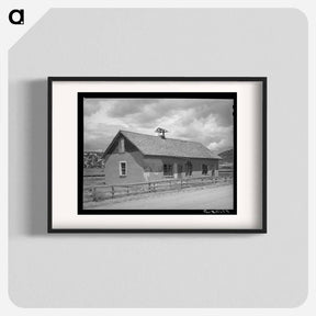 アートポスター-Old Schoolhouse, Penasco, New Mexico
 - ラッセル リー Poster.