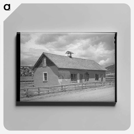 アートパネル-Old Schoolhouse, Penasco, New Mexico
 - ラッセル リー Canvas.