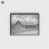アートメモ帳-Old Schoolhouse, Penasco, New Mexico
 - ラッセル リー Memo.