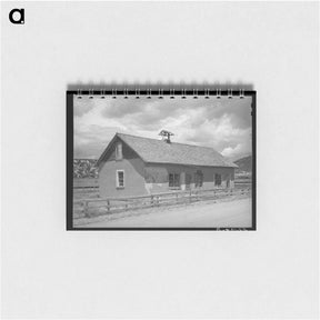 アートメモ帳-Old Schoolhouse, Penasco, New Mexico
 - ラッセル リー Memo.