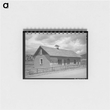 アートメモ帳-Old Schoolhouse, Penasco, New Mexico
 - ラッセル リー Memo.