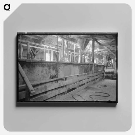 アートパネル-Gold Ore Processing Tanks, Mogollon, New Mexico
 - ラッセル リー Canvas.