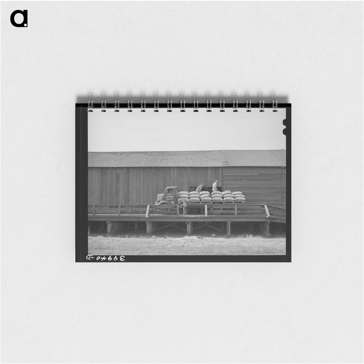 アートメモ帳-Sack Warehouse, Walla Walla County, Washington
 - ラッセル リー Memo.