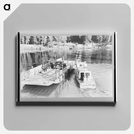 アートパネル-Ferry to Tennessee from New Madrid County, Missouri
 - ラッセル リー Canvas.