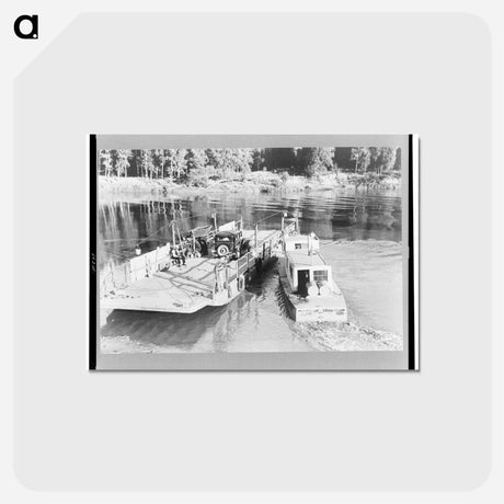 アートポストカード-Ferry to Tennessee from New Madrid County, Missouri
 - ラッセル リー Postcard.