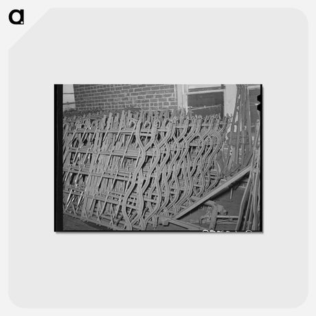 アートポストカード-Spike-Tooth Harrow Parts, Oklahoma City
 - ラッセル リー Postcard.