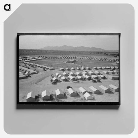 アートパネル-View of Agua Fria Migratory Labor Camp from the Water Tower
 - ラッセル リー Canvas.