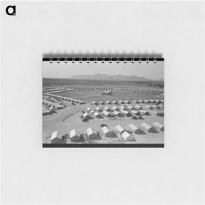 アートメモ帳-View of Agua Fria Migratory Labor Camp from the Water Tower
 - ラッセル リー Memo.