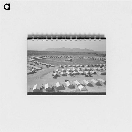 アートメモ帳-View of Agua Fria Migratory Labor Camp from the Water Tower
 - ラッセル リー Memo.