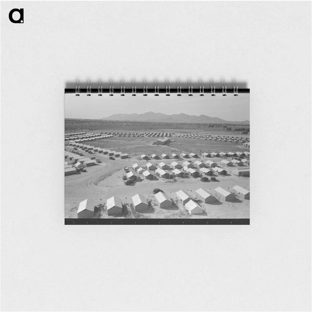 アートメモ帳-View of Agua Fria Migratory Labor Camp from the Water Tower
 - ラッセル リー Memo.