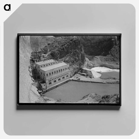 アートパネル-Power House at Roosevelt Dam, Roosevelt, Arizona
 - ラッセル リー Canvas.
