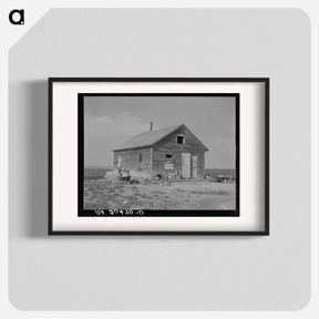 アートポスター-Home of Herman Gerling near Wheelock, North Dakota
 - ラッセル リー Poster.