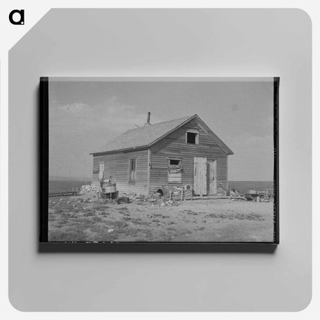 アートパネル-Home of Herman Gerling near Wheelock, North Dakota
 - ラッセル リー Canvas.