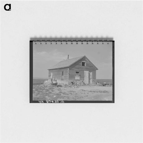 アートメモ帳-Home of Herman Gerling near Wheelock, North Dakota
 - ラッセル リー Memo.