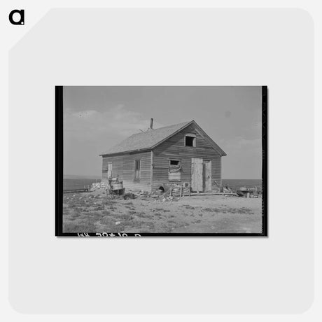 アートポストカード-Home of Herman Gerling near Wheelock, North Dakota
 - ラッセル リー Postcard.