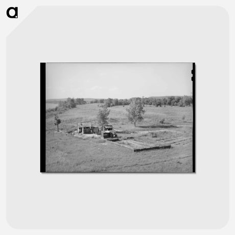 アートポストカード-Arkansas River Bottom at Webbers Falls
 - ラッセル リー Postcard.