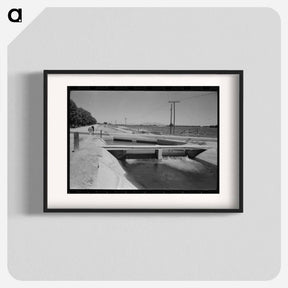 アートポスター-Irrigation Ditch, Maricopa County, Arizona
 - ラッセル リー Poster.